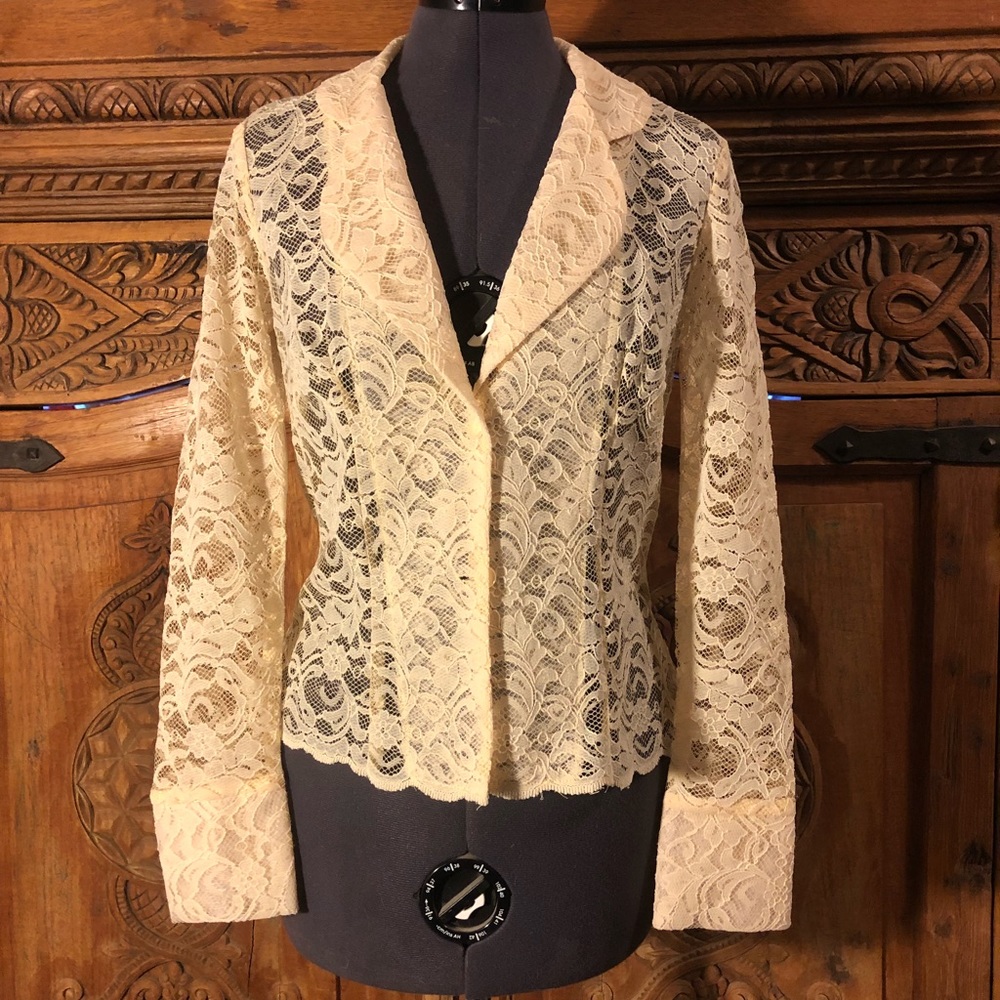 Womens Lace Blazer